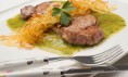 Receta de Entrecot con salsa de berros